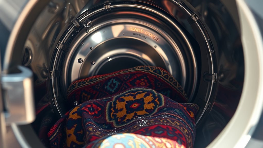rug washing machine guidelines