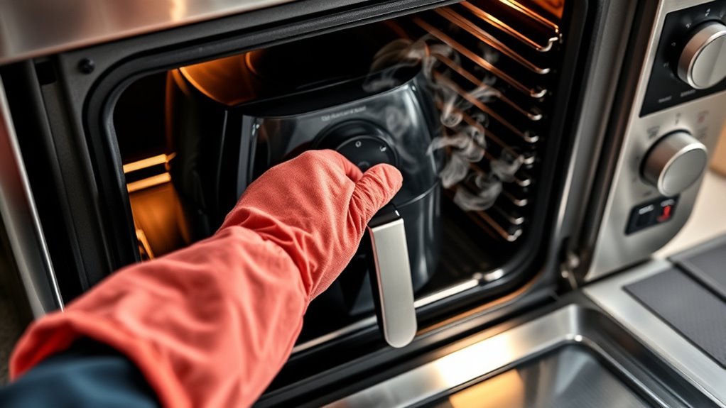 safe air fryer removal
