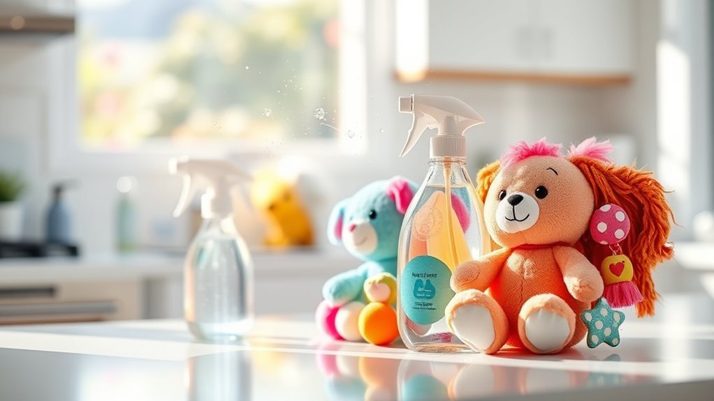 safe antibacterial toy sprays
