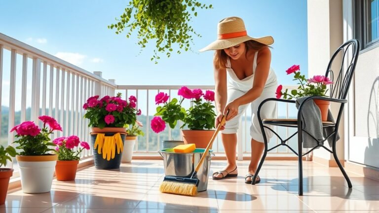 safe balcony cleaning tips