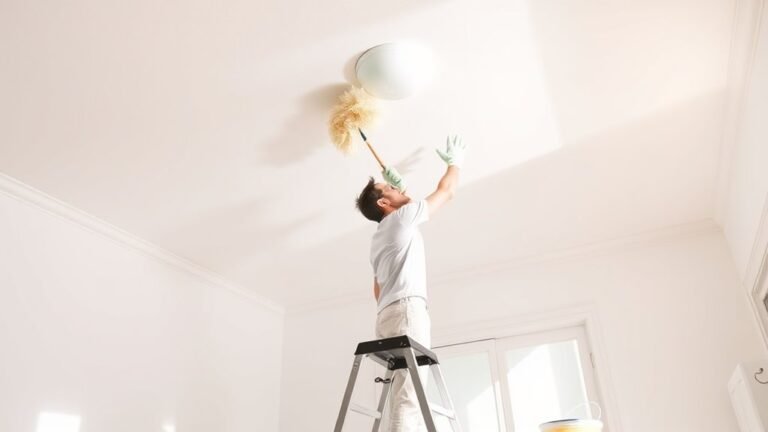 safe ceiling cleaning tips