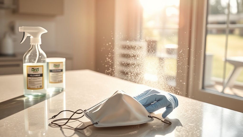 safe cleaning and ventilation