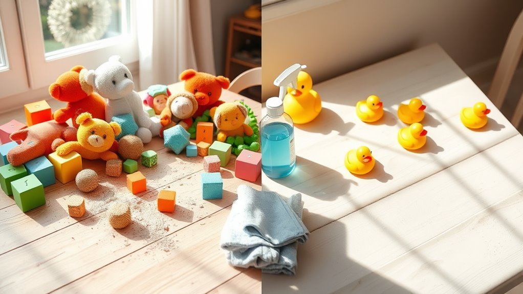 safe cleaning baby toys