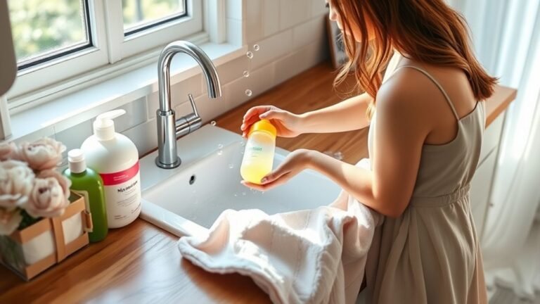 safe cleaning for baby items