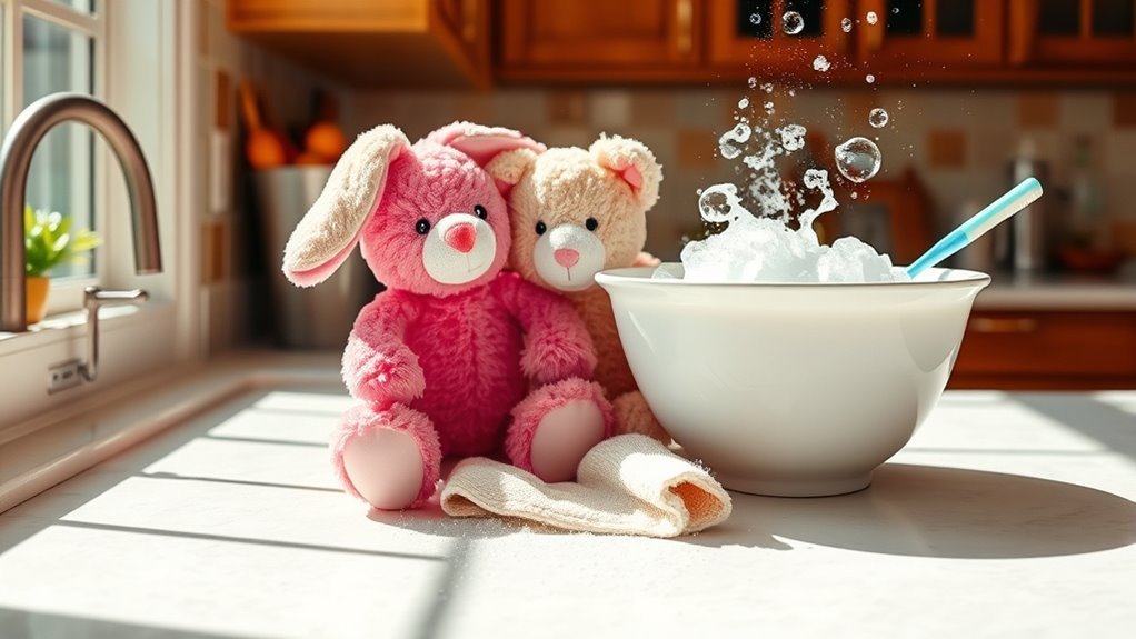 safe cleaning of plush toys