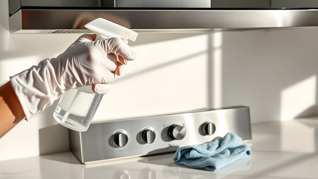 safe control button cleaning