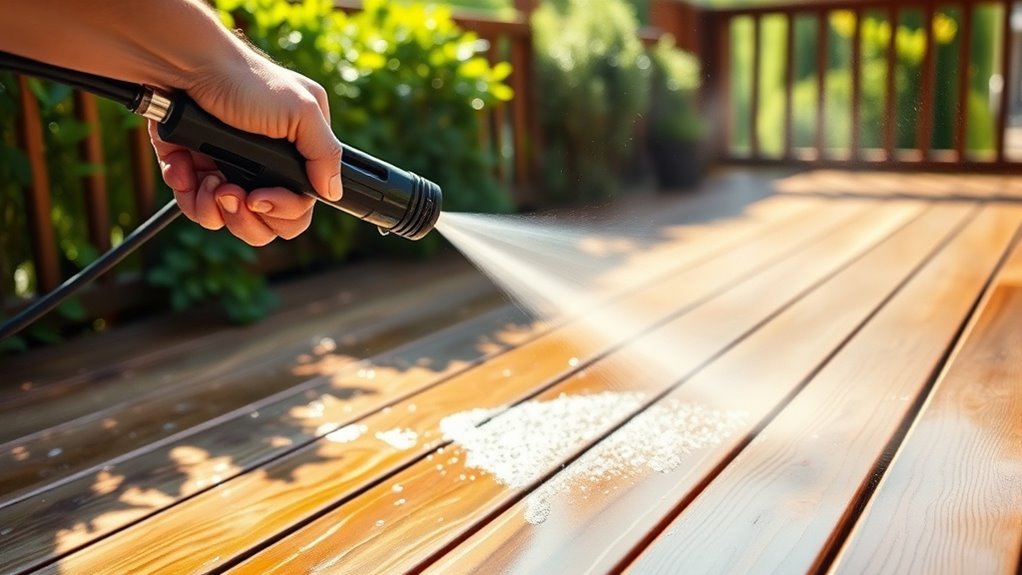 safe deck power washing