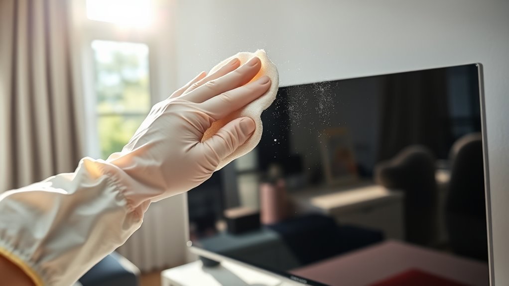safe electronics dusting techniques