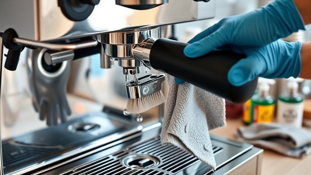 safe espresso machine maintenance