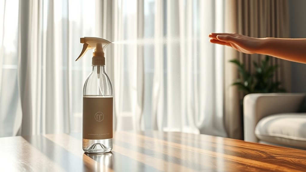 safe fabric freshener application