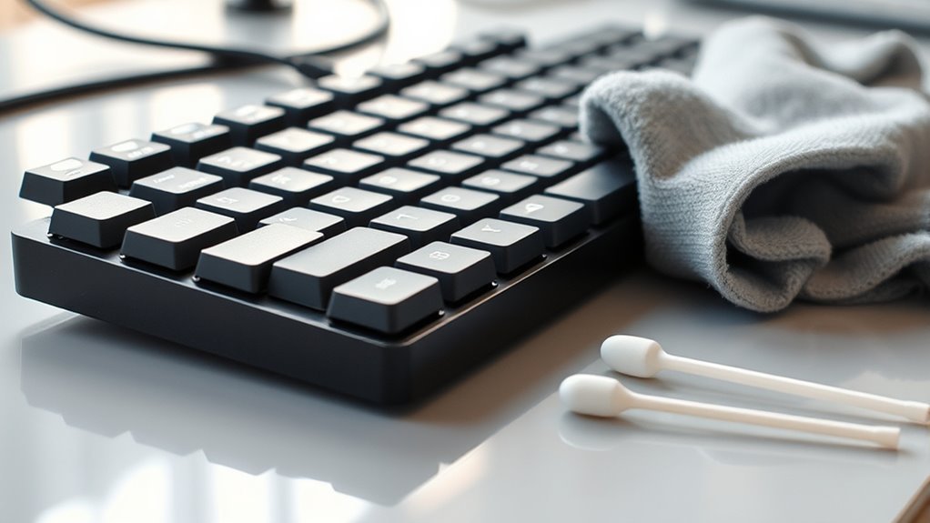 safe keyboard cleaning techniques