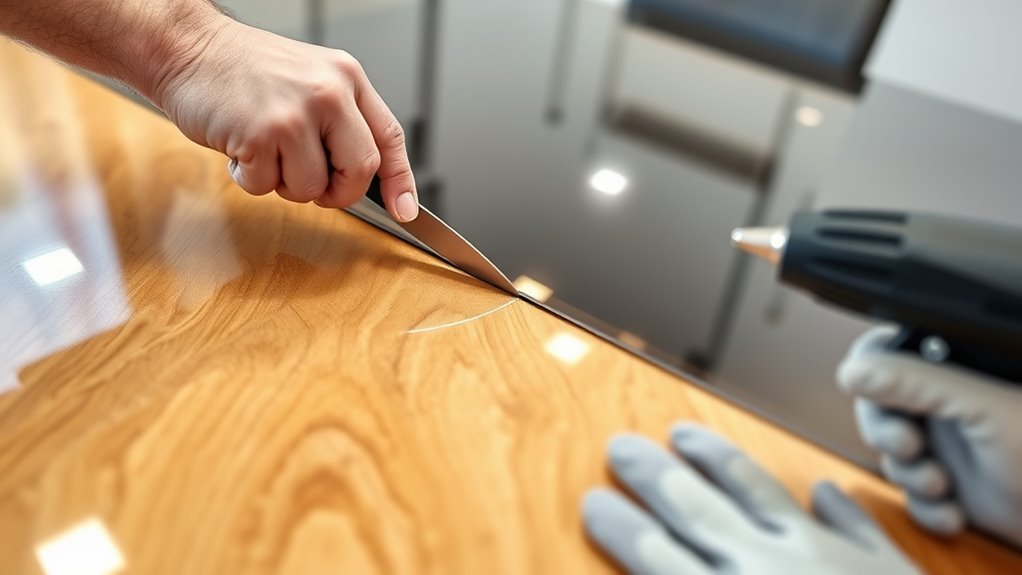 safe laminate removal techniques