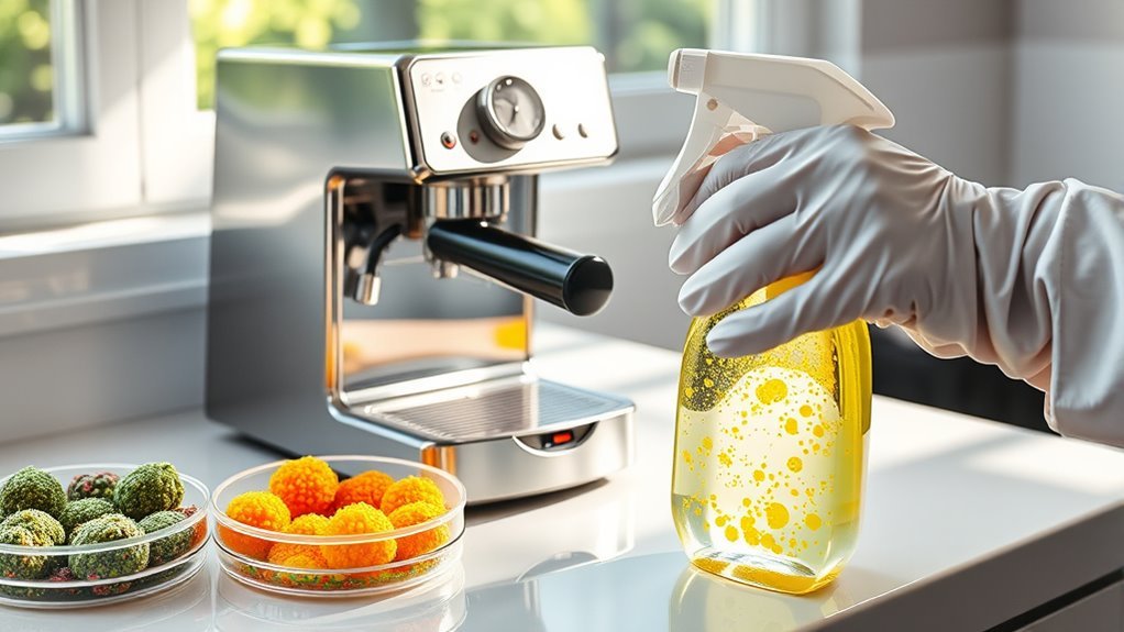 safe microbial cleaner application