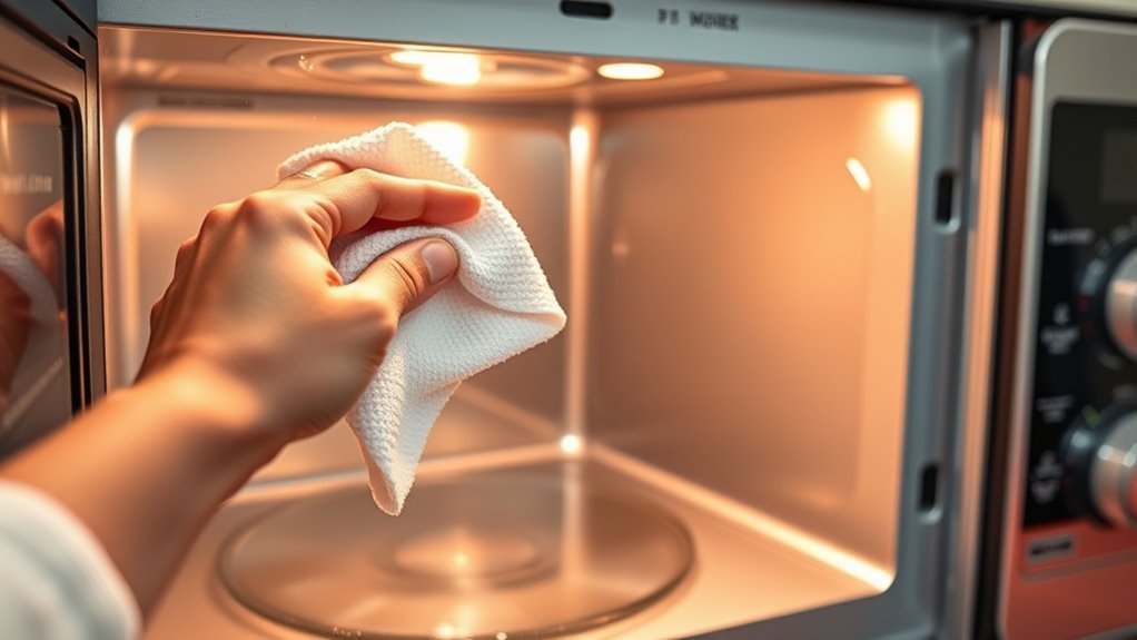 safe microwave cleaning methods