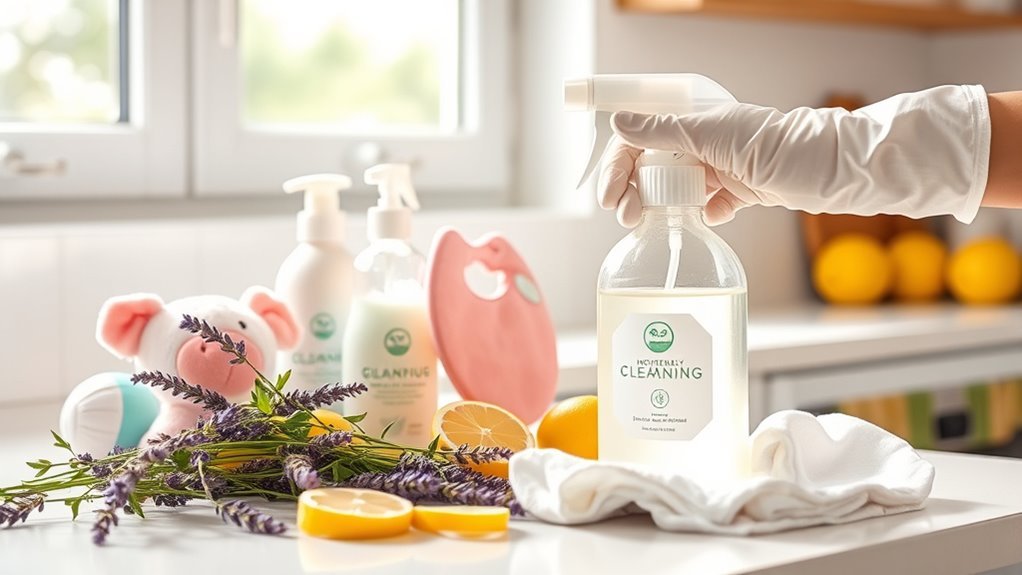 safe natural baby cleaning