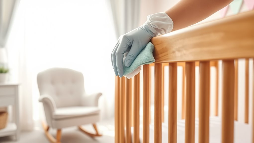 safe nursery cleaning practices
