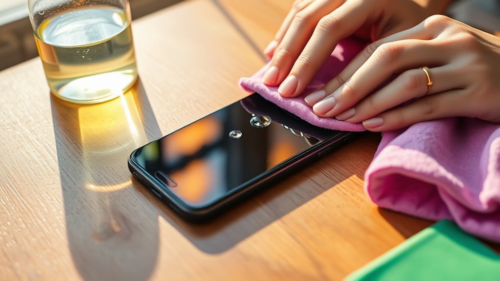 safe phone cleaning tips