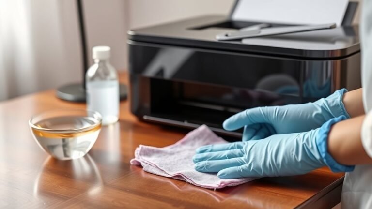 safe printer cleaning tips