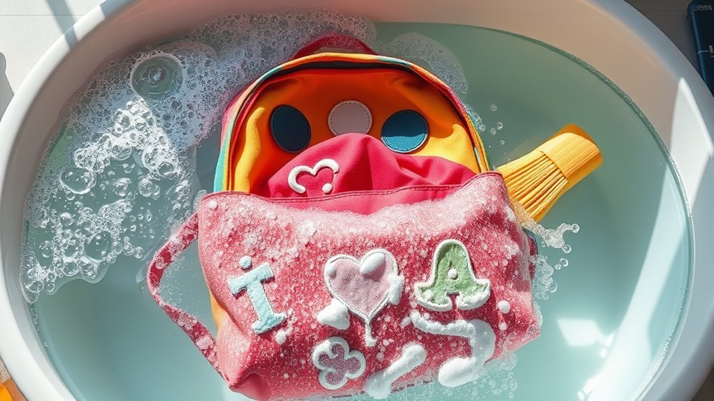safe school bag cleaning