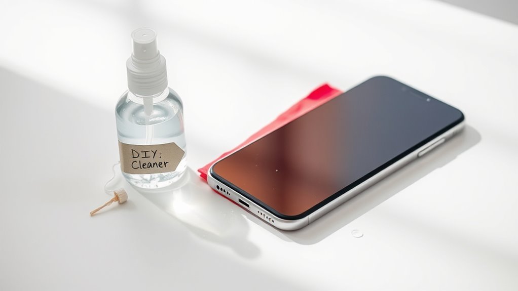 safe smartphone cleaning method