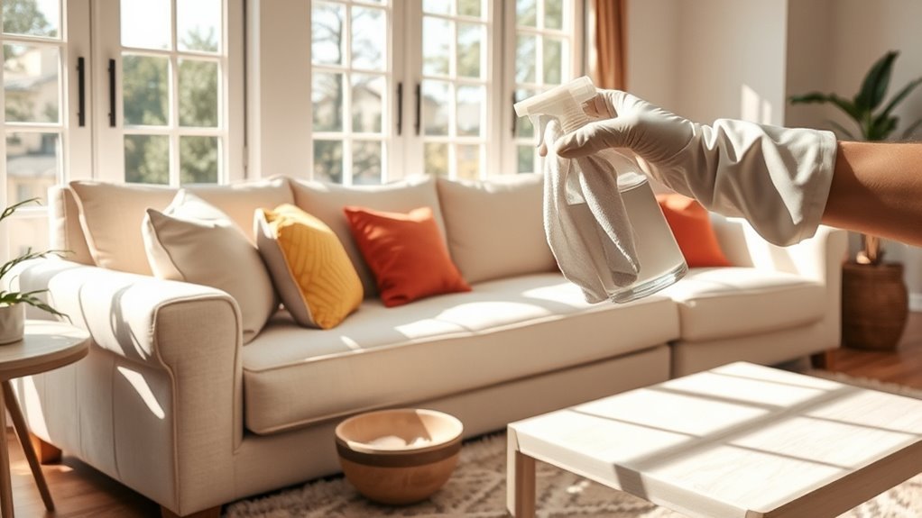 safe sofa cleaning tips
