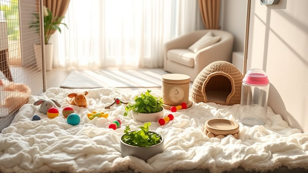 safe spacious indoor housing