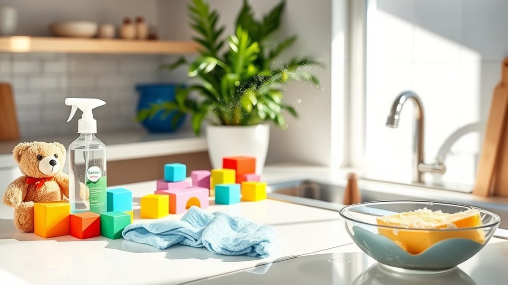 safe toy cleaning solutions