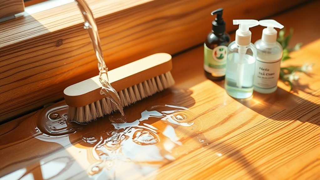safe wood cleaning techniques