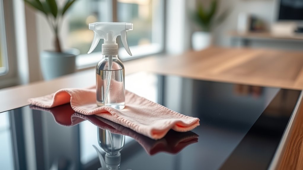 safely clean touchscreens and displays