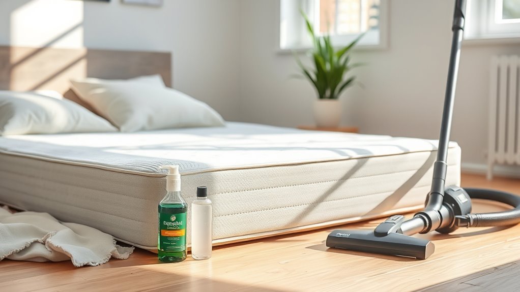 safely clean your mattress