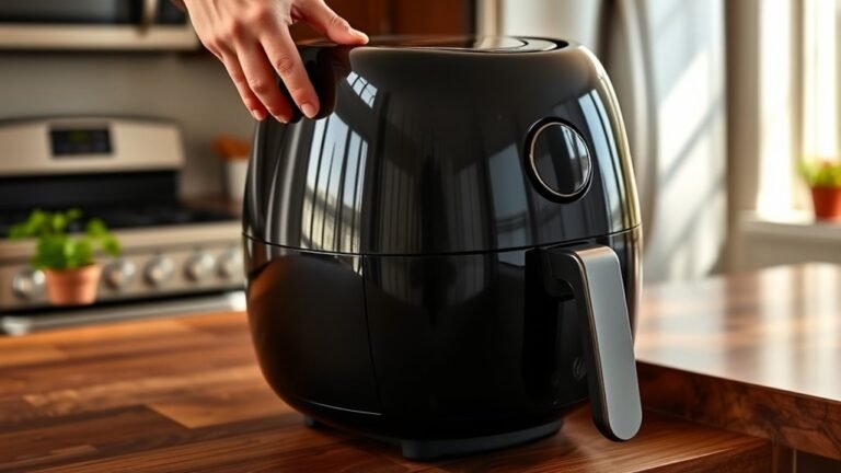 safely detach air fryer