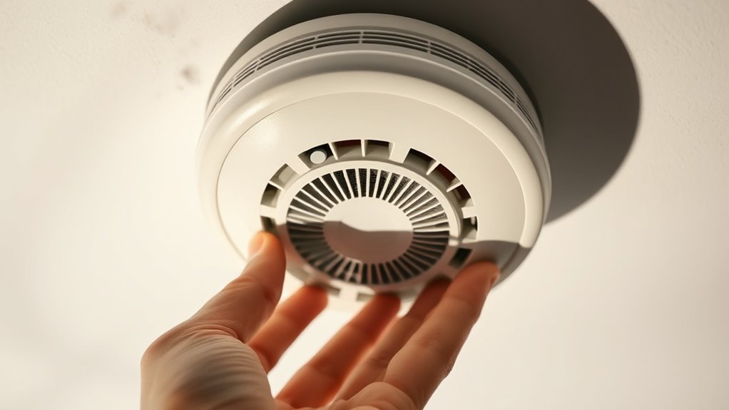 safely remove smoke detector