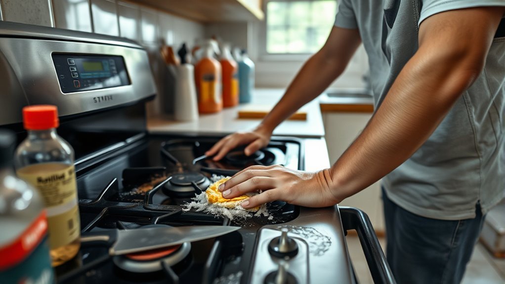 safety first when cleaning