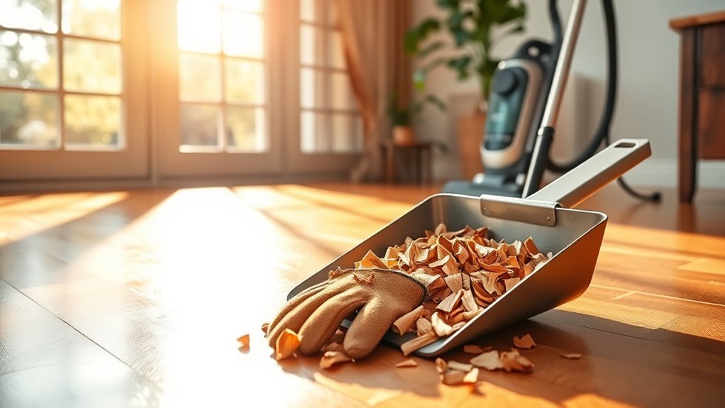safety in wood cleanup