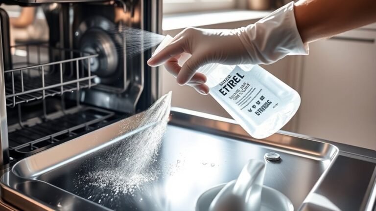 sanitize dishwasher high touch areas