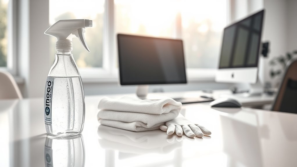 sanitize shared equipment regularly