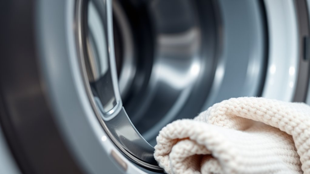 sanitize washing machine gasket
