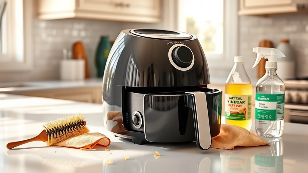 sanitize your air fryer