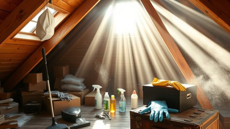sanitize your attic effectively