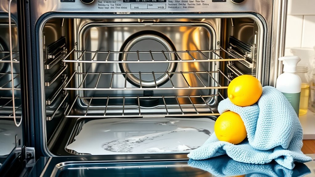 sanitize your oven effectively