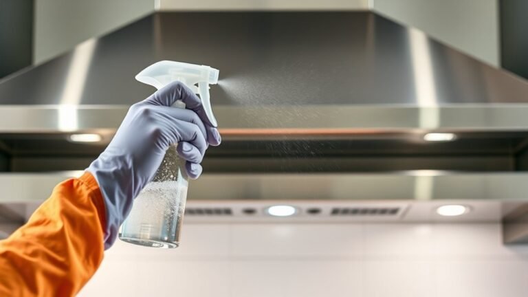 sanitize your range hood