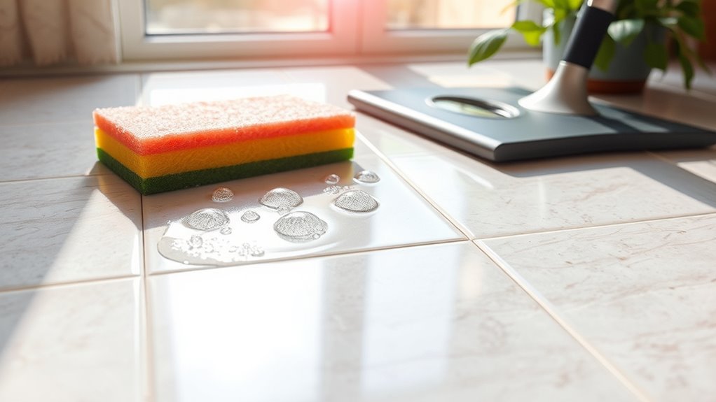 sanitize your tile effectively