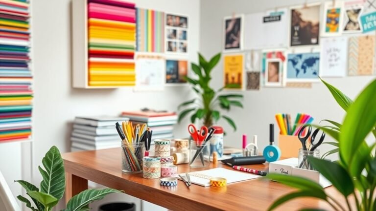 scrapbooking workspace organization tips