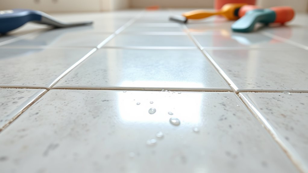 seal grout for stain prevention