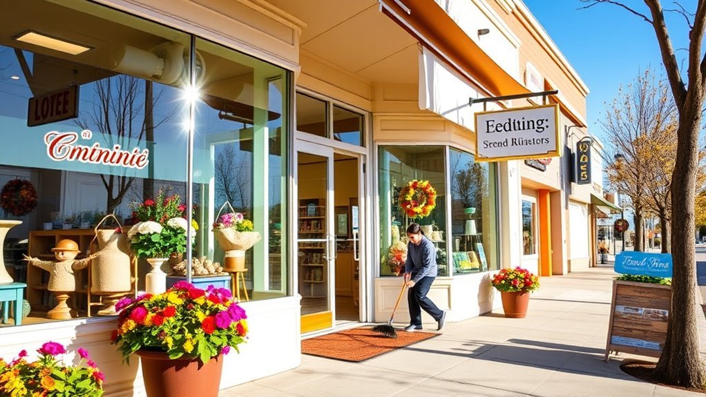 seasonal storefront maintenance updates