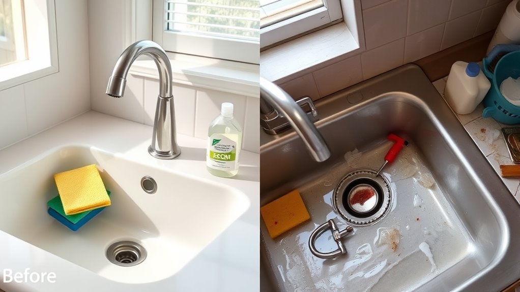 sink cleaning preparation guide