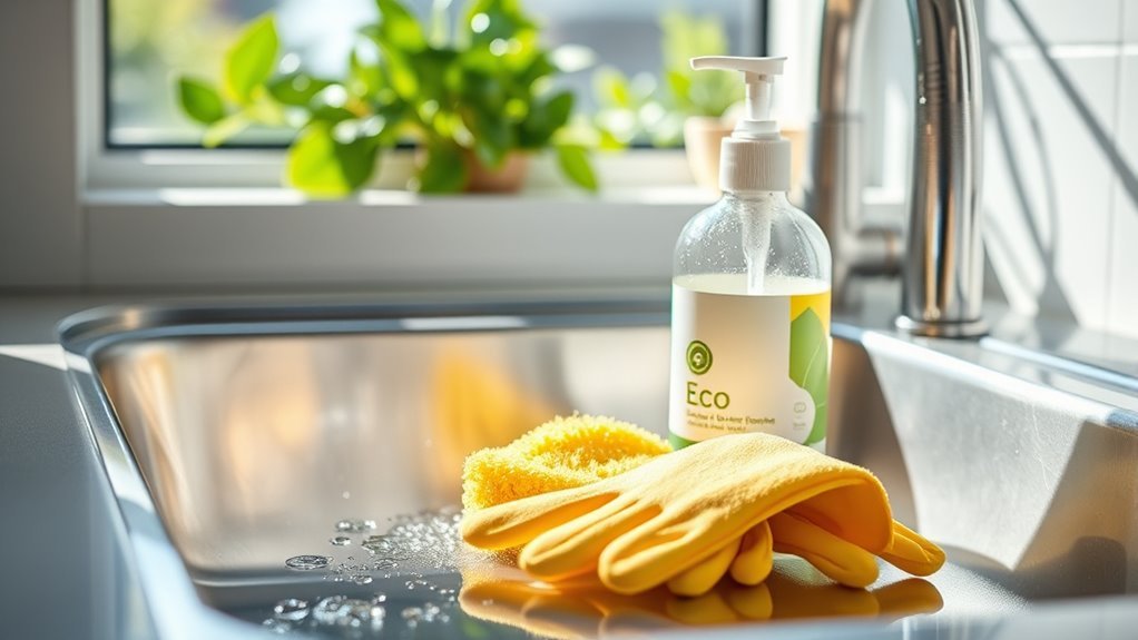 sink cleaning step by step