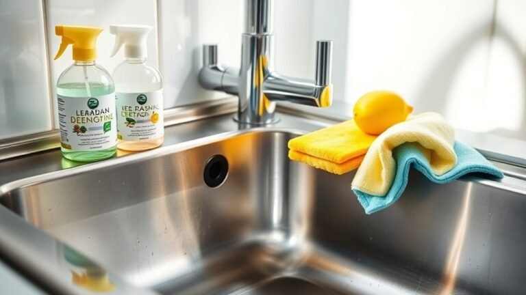 sink cleaning weekly schedule