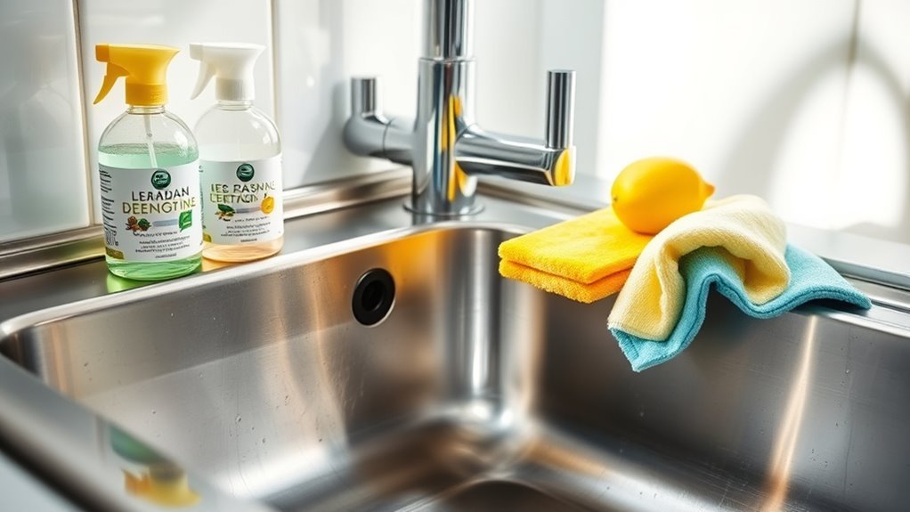 sink cleaning weekly schedule