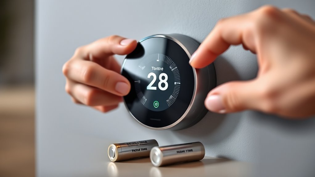 smart thermostat battery maintenance
